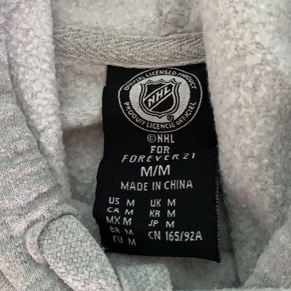 Grey Montreal Canadiens hoodie Medium size - Picture 4 of 4